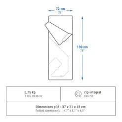 Quechua Camping Sleeping Bag Arpenaz 20° -Outdoor Camping Store k037560397a109b91eceabe6a6597247e