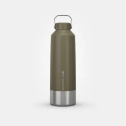 Quechua Stainless Steel Hiking Flask With Screw Cap MH100 1.5 L Khaki -Outdoor Camping Store k12d6030b941f796c8cc3b77928fe5e06