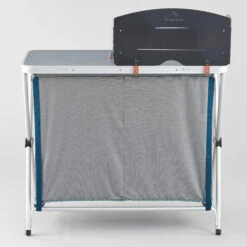 Quechua Folding Camping Kitchen Unit -Outdoor Camping Store k1f24918027809642f9d3a79e1c3164a6