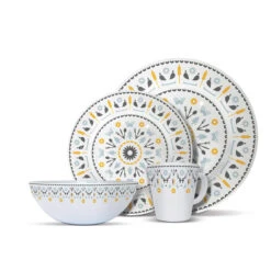 OLPRO Whitbourne Melamine Set (16 Piece)
