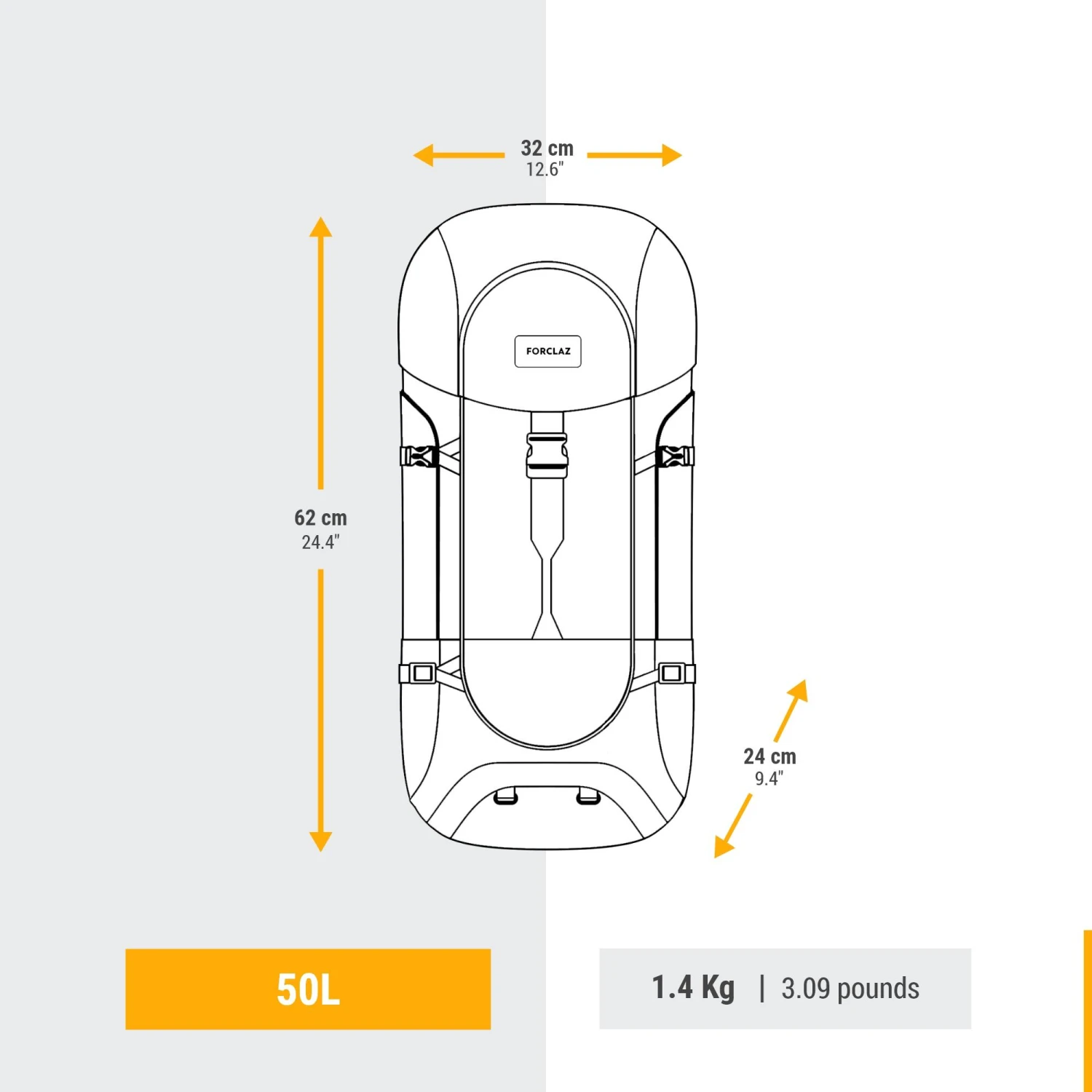 Travel Backpack 50L 4 Travel Backpack 50L - Image 2