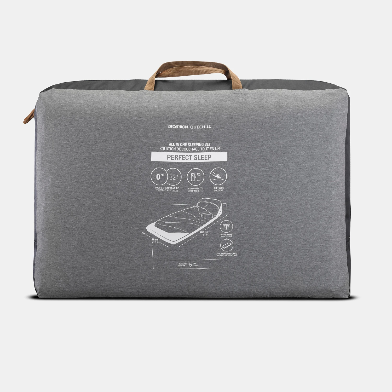 Quechua 2-IN-1 COTTON SLEEPING BAG FOR CAMPING 5 Quechua 2-IN-1 COTTON SLEEPING BAG FOR CAMPING - Image 3