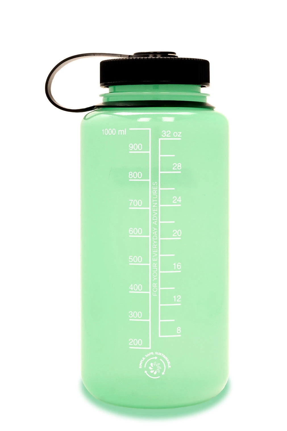 Nalgene 1L Wide Mouth Sustain Water Bottle - Made From 50% Plastic Waste 16 Nalgene 1L Wide Mouth Sustain Water Bottle - Made From 50% Plastic Waste - Image 14