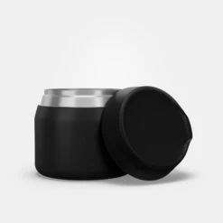 Quechua Stainless Steel Isothermal Food Box For Hiking MH500 0.5 L Black -Outdoor Camping Store kecf07f6b93c0658ae7112180b355b89a